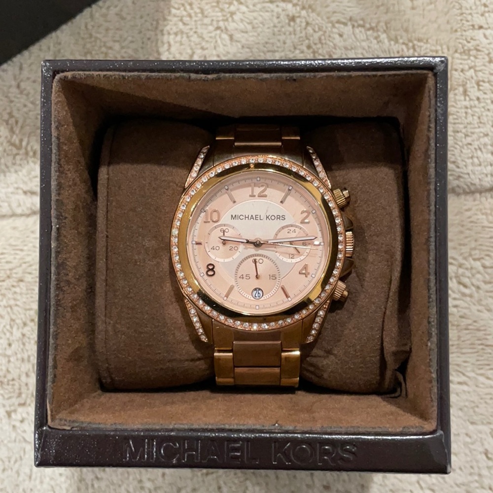 Michael Kors watch rose gold